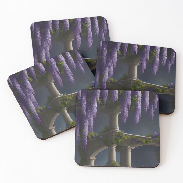 Item preview, Regencycore Flowers Wisteria Vine Regency Era - AI Art - 3 of 4 designed and sold by Beachy.