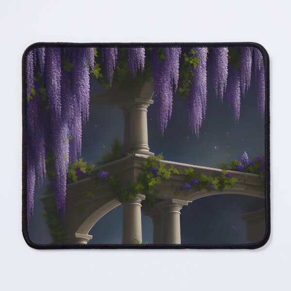 Item preview, Regencycore Flowers Wisteria Vine Regency Era - AI Art - 3 of 4 designed and sold by Beachy.