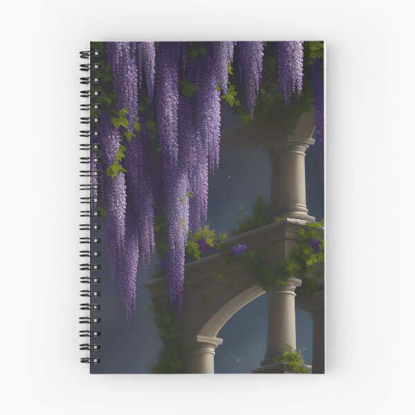 Item preview, Regencycore Flowers Wisteria Vine Regency Era - AI Art - 3 of 4 designed and sold by Beachy.