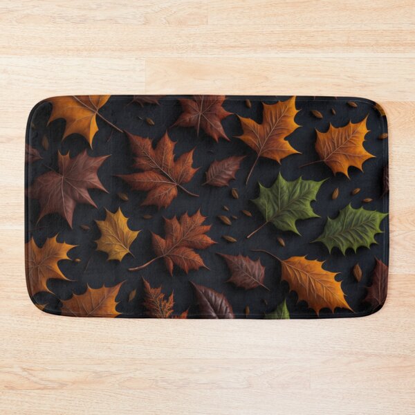 Item preview, Kaleidoscope of intricate autumn leaves designed and sold by likbatonboot.