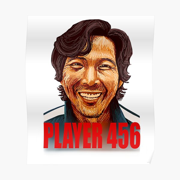 Drawing Lee Jung Jae as Seong Gi-hun (player 456)