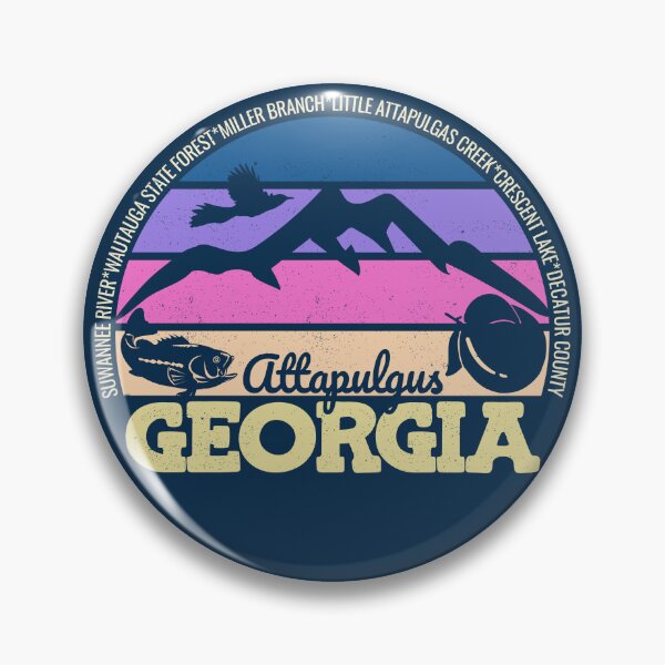 Item preview, Attapulgus Georgia Sunset Retro Vintage Local Pride Logo designed and sold by CRHPOD20.