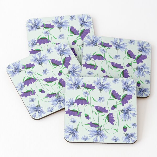 Item preview, Cornflower Flowers pattern designed and sold by OCNau.