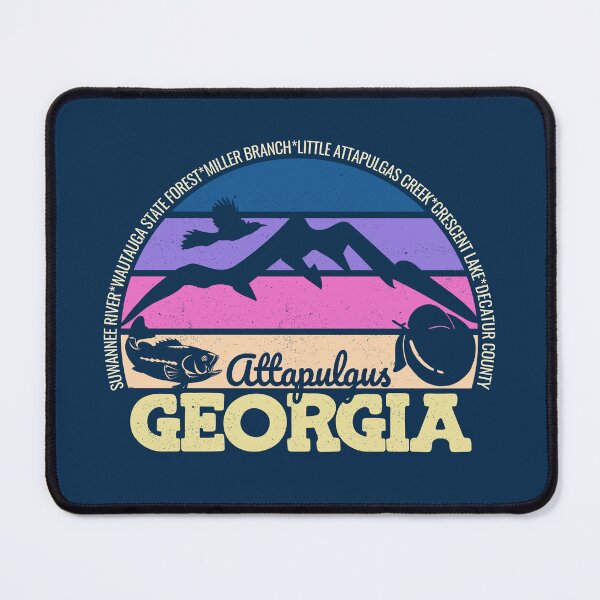 Item preview, Attapulgus Georgia Sunset Retro Vintage Local Pride Logo designed and sold by CRHPOD20.