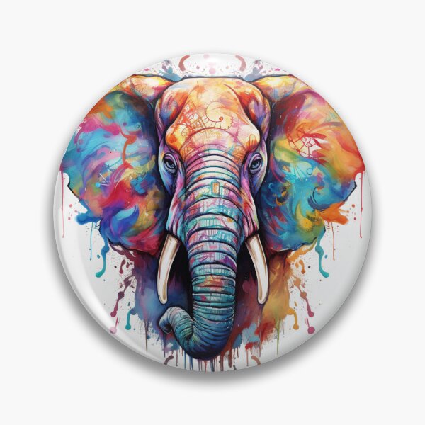 Item preview, Elephant Watercolour Splash designed and sold by Nioon.