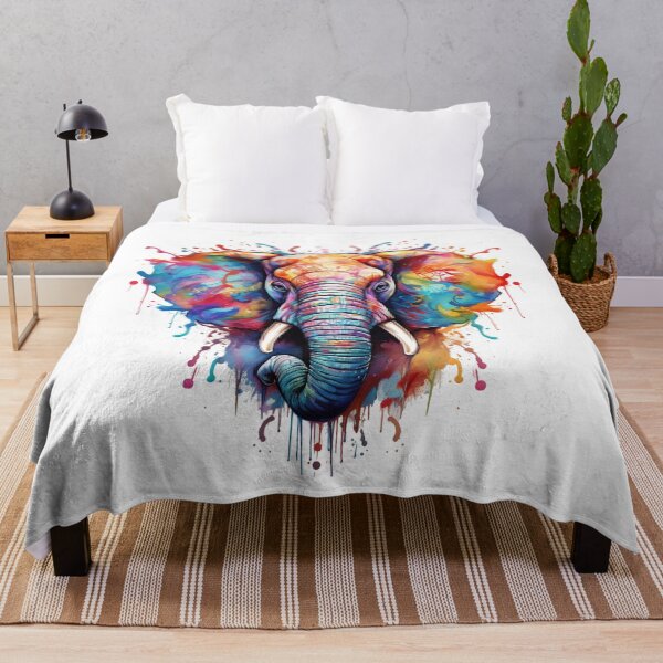Item preview, Elephant Watercolour Splash designed and sold by Nioon.
