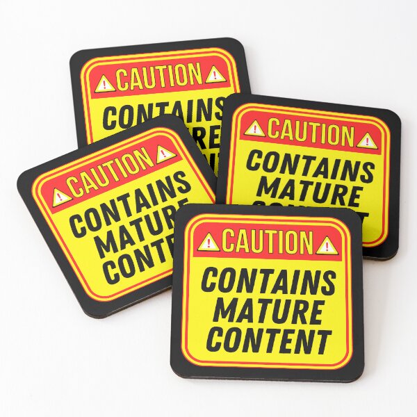 Item preview, CAUTION:  Contains Mature Content - funny warning signs designed and sold by DesignsFromTW-S.