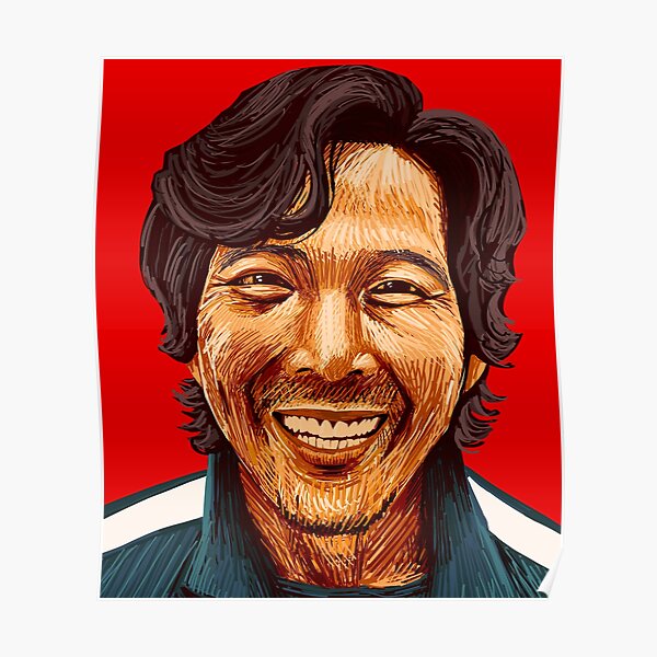 Drawing Lee Jung Jae as Seong Gi-hun (player 456)