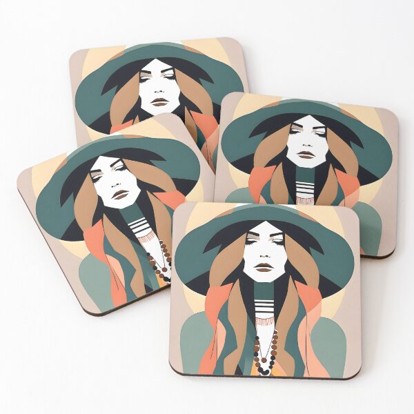 Item preview, Bohemian Woman Boho Chic designed and sold by ArtsyWishesShop.