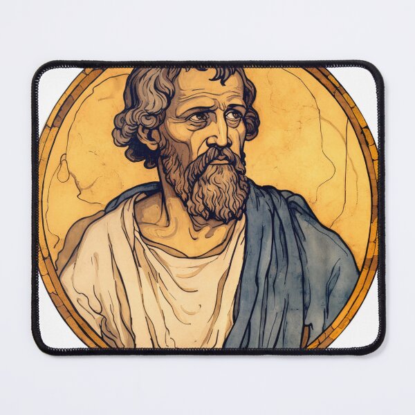 Item preview, Aristotle Greek drawing designed and sold by ComicsFactory.