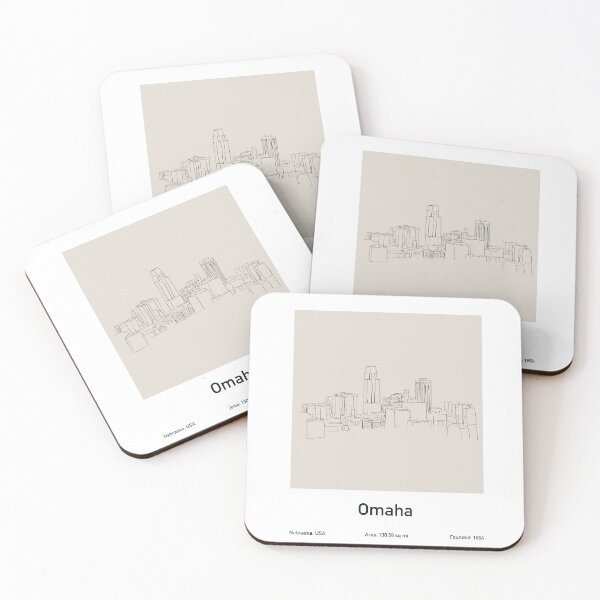 Item preview, Omaha NE City Sky Line Drawing designed and sold by AP Designs.