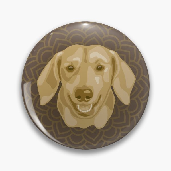 Item preview, Dachshund Brown Smiling Face "Your are just wonderful" designed and sold by DuFauna.