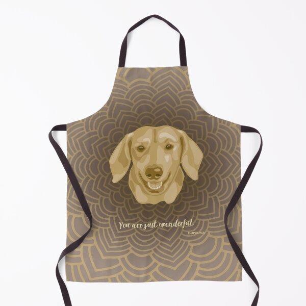 Item preview, Dachshund Brown Smiling Face "Your are just wonderful" designed and sold by DuFauna.