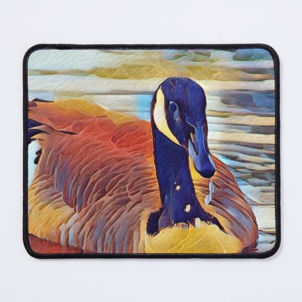 Item preview, Canada Goose Swimming At Sunset Digital Painting designed and sold by Heathermarie321.