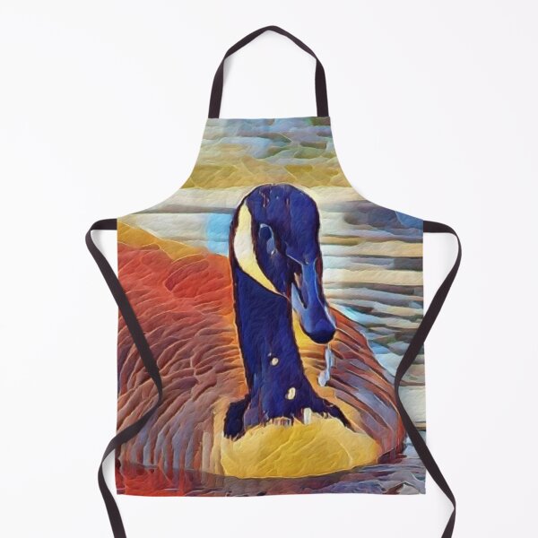 Item preview, Canada Goose Swimming At Sunset Digital Painting designed and sold by Heathermarie321.