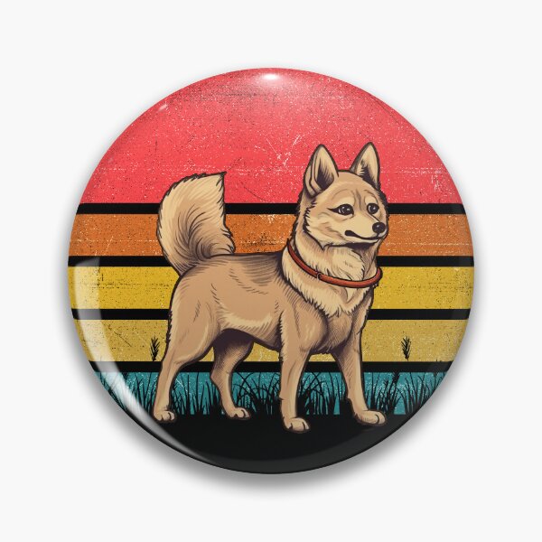 Aperçu de l'œuvre Alaskan Klee Kai Vintage Retro Sunset créée et vendue par rafaeltto.