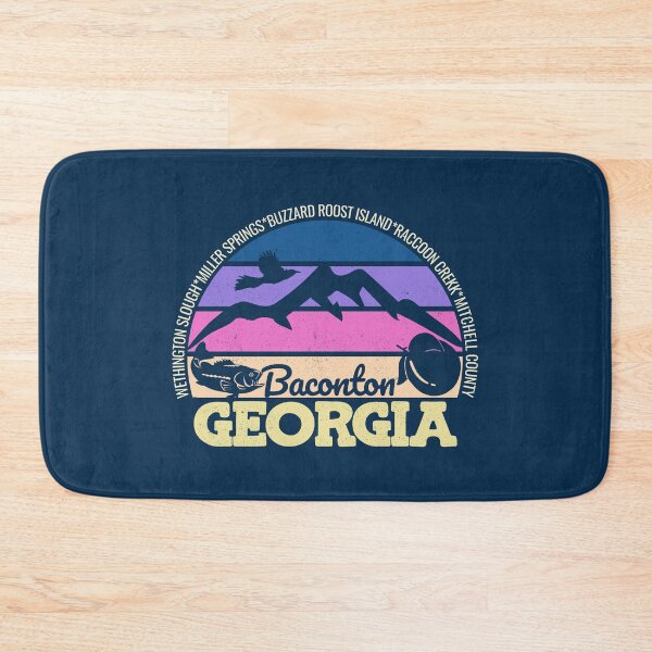 Item preview, Baconton Georgia Sunset Retro Vintage Local Pride Logo designed and sold by CRHPOD20.