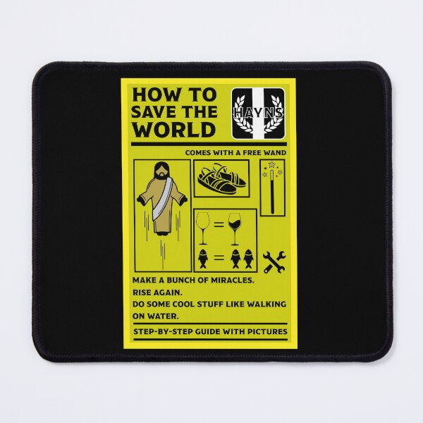 Item preview, How To Save The World - Atheists Gifts designed and sold by happygiftideas.