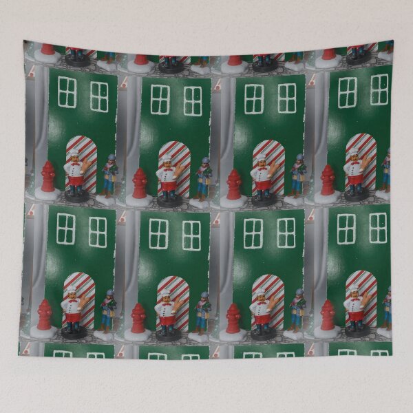 Item preview, Happy Holidays Town Baker & Shopper designed and sold by uzasynystersyn.