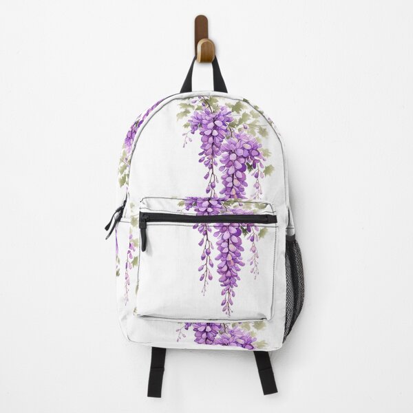 Item preview, purple wisteria aquarelle painting, cutout designed and sold by EmeraldeaArt.