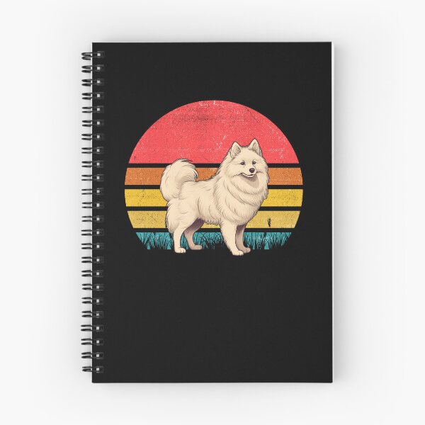 Item preview, American Eskimo Vintage Retro Sunset designed and sold by rafaeltto.