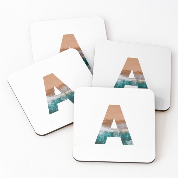 Item preview, Beach Letter Design A designed and sold by iNeedLetters.