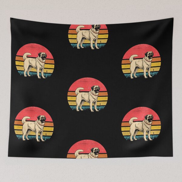 Artikelvorschau, Anatolian Shepherd Vintage Retro Sunset entworfen und verkauft von rafaeltto.