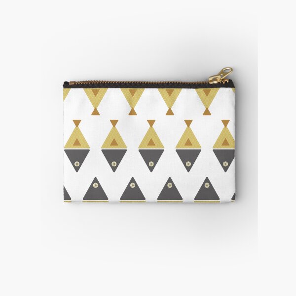 Item preview, Geometric Fish - Gold & Grey designed and sold by DigThatPrint.