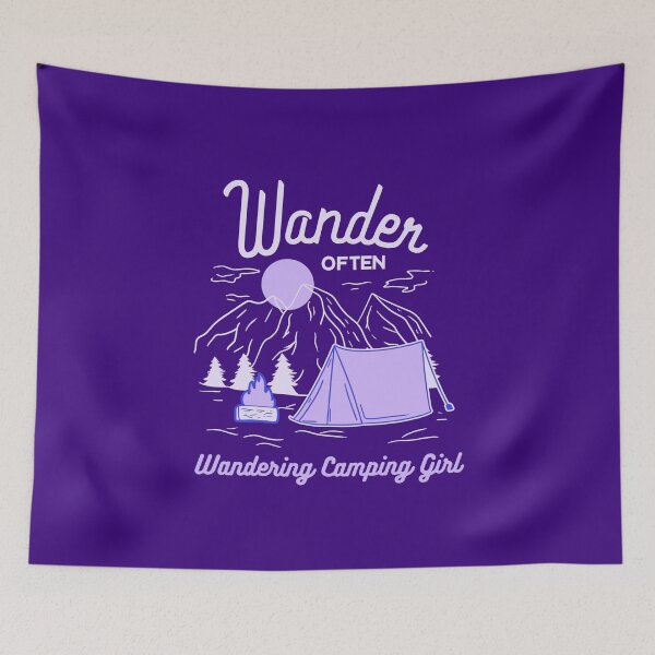 Item preview, Wandering Camping Girl designed and sold by HaileyLow.