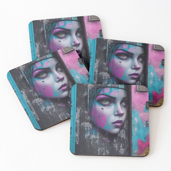 Item preview, "Grunge-Inspired Street Art Scene: Exploring Urban Creativity and Raw Aesthetics" designed and sold by CyberCollective.