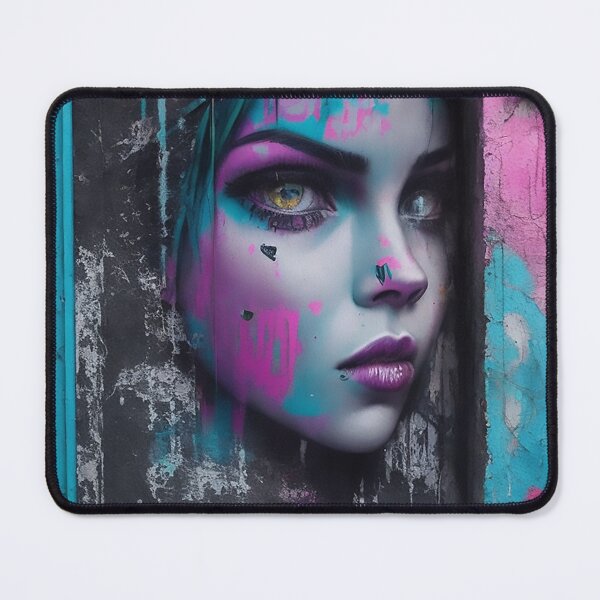 Item preview, "Grunge-Inspired Street Art Scene: Exploring Urban Creativity and Raw Aesthetics" designed and sold by CyberCollective.