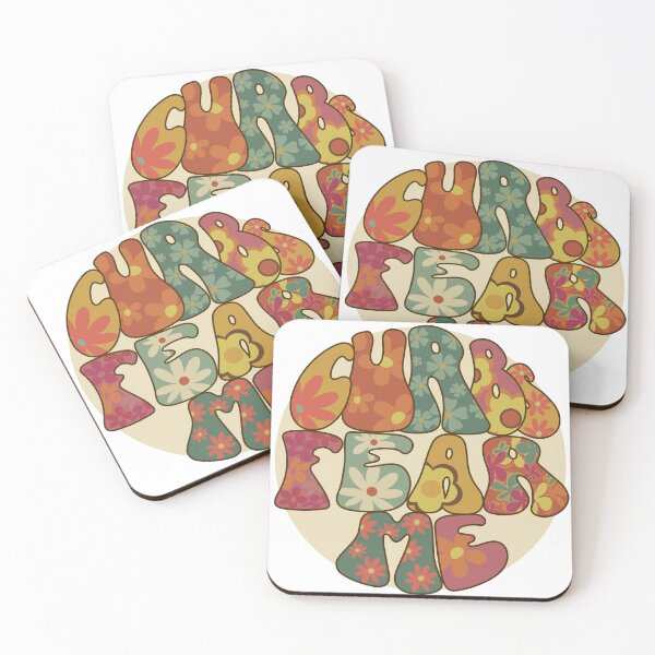 Item preview, Retro "Curbs Fear Me" with Groovy Florals designed and sold by PatternedbySab.