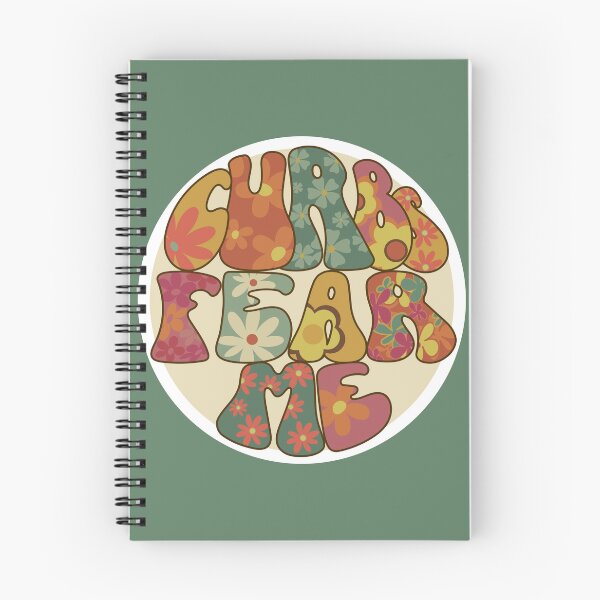 Item preview, Retro "Curbs Fear Me" with Groovy Florals designed and sold by PatternedbySab.