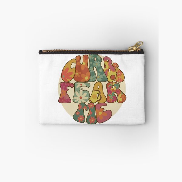 Item preview, Retro "Curbs Fear Me" with Groovy Florals designed and sold by PatternedbySab.