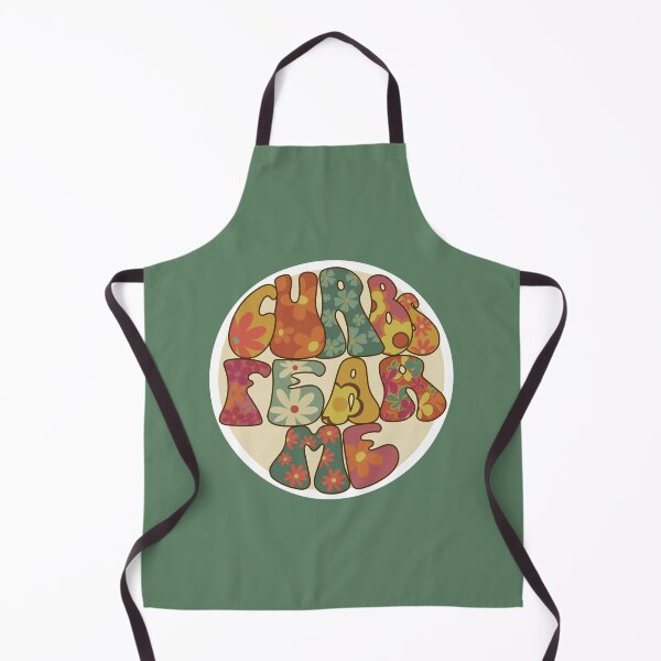 Item preview, Retro "Curbs Fear Me" with Groovy Florals designed and sold by PatternedbySab.