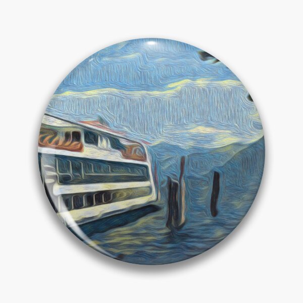 Item preview, FERRY ON LAKE MAGGIORE designed and sold by ArtbyRolleen.