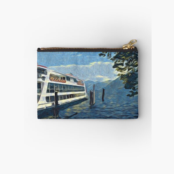 Item preview, FERRY ON LAKE MAGGIORE designed and sold by ArtbyRolleen.