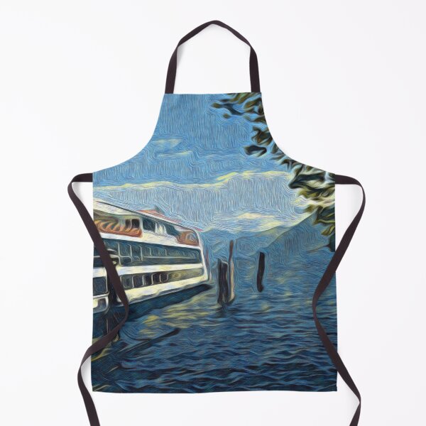 Item preview, FERRY ON LAKE MAGGIORE designed and sold by ArtbyRolleen.