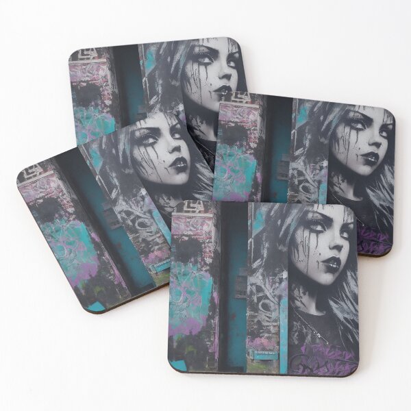 Item preview, #4 "Grunge-Inspired Street Art Scene: Exploring Urban Creativity and Raw Aesthetics" designed and sold by CyberCollective.