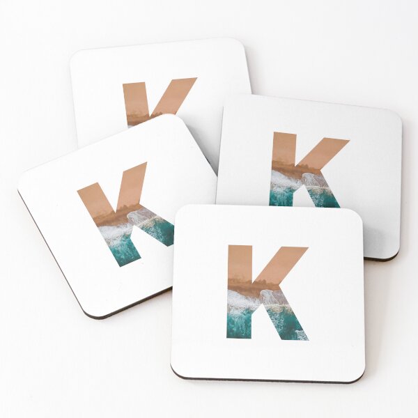 Item preview, Beach Letter Design K designed and sold by iNeedLetters.