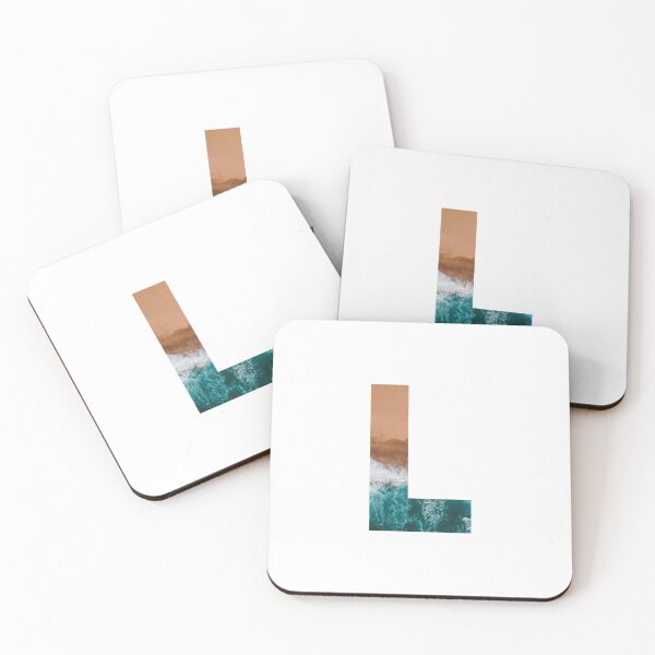 Item preview, Beach Letter Design L designed and sold by iNeedLetters.