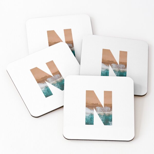Item preview, Beach Letter Design N designed and sold by iNeedLetters.