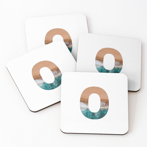Item preview, Beach Letter Design O designed and sold by iNeedLetters.