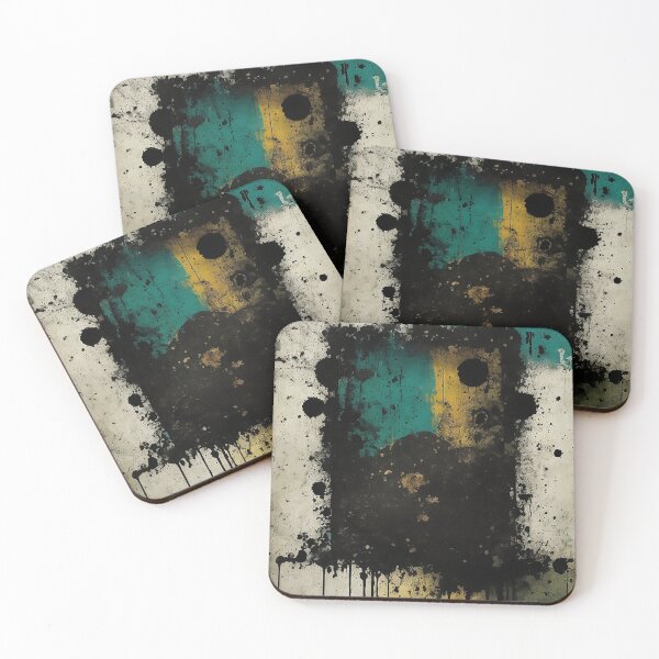 Item preview, "Grunge Style Album Cover: Embracing Distressed Design" designed and sold by CyberCollective.