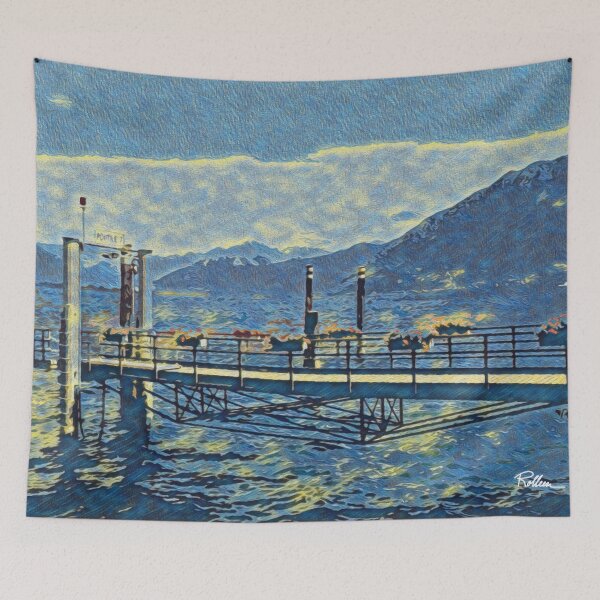 Item preview, LAKE MAGGIORE IN LOCARNO  designed and sold by ArtbyRolleen.