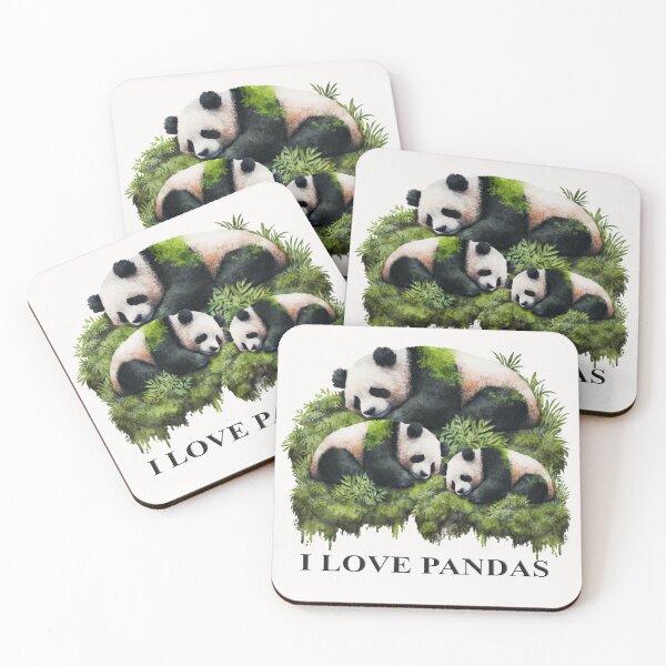 Item preview, I Love Pandas designed and sold by Lisa Weber.