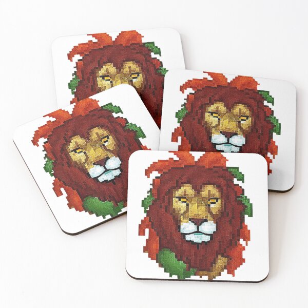 Item preview, Pixel Art Reggae Lion designed and sold by reggaeartgifts.
