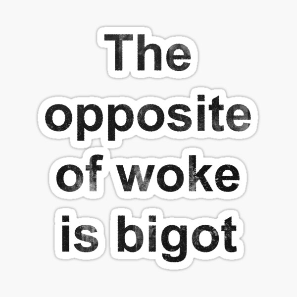 Item preview, The Opposite of Woke Is Bigot designed and sold by Texterns.