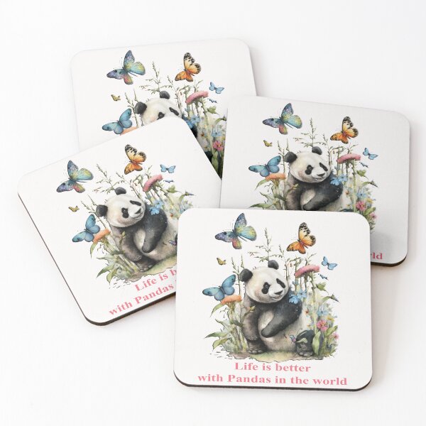 Item preview, Life is better with Pandas in the world designed and sold by Lisa Weber.