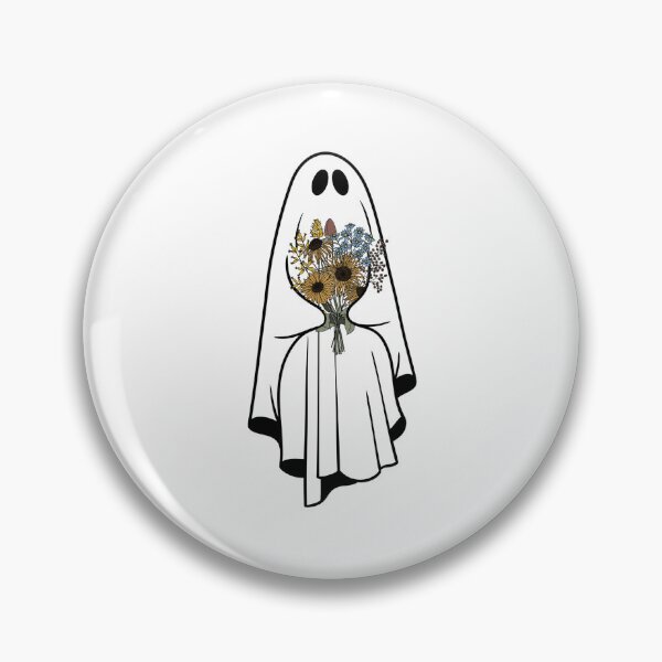Item preview, Cute Ghost with a Bouquet  designed and sold by CreativeMisc.